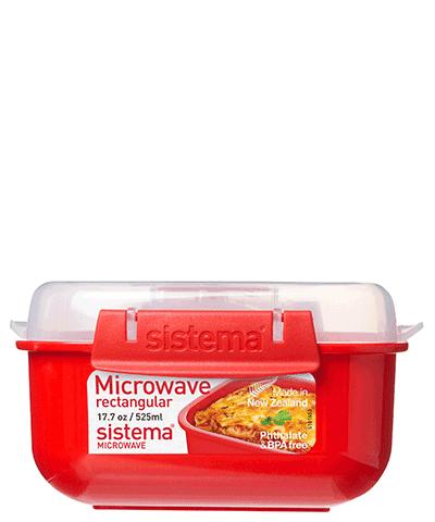 Sistema Mikrowellen Frischhaltedose mit Deckel 525ml von Sistema