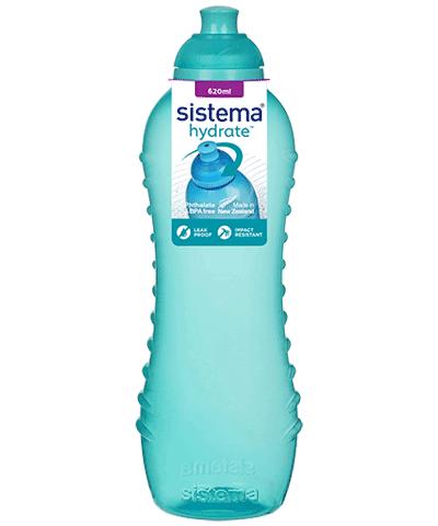 Sistema Twist 'n' Sip Squeeze Sports Wasserflasche 620ml von Sistema