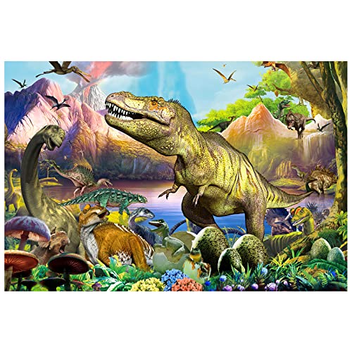 Sitodier Dinosaurier Puzzles für Kinder, 100 Stück Puzzles für Kinder im Alter von 4-8 Jahren, Lernen Pädagogische Puzzle Spielzeug für Kleinkinder Jungen Mädchen 4 5 6 7 8 Jahre alt von Sitodier