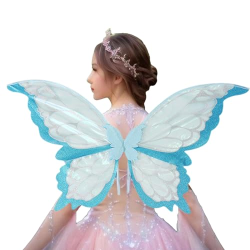 Feenflügel Mädchen Schmetterlingsflügel Feen Prinzessin Kostüm Flügel Kostüm Wings Cosplay Requisiten Kostüm Zubehör Für Partys Und Cosplay 82x43cm von Siuwddee