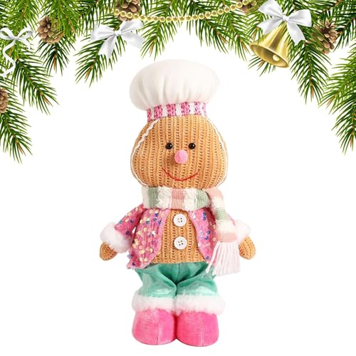 Siuwddee Gingerbread Plüsch, Weihnachts Gingerbread Man Plüsch, Kuschelig Weicher Niedlicher Dekostoff Für Wohnzimmer Schlafzimmer Kinderzimmer Sofa Siuwddee Gingerbread Plüsch, Weihnachts Gingerbread Man Plüsch, Kuschelig Weicher Niedlicher Dekostoff Für Wohnzimmer Schlafzimmer Kinderzimmer Sofa von Siuwddee