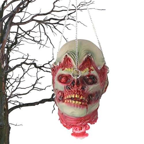 Siuwddee Gruselhaus Deko | Kopf Requisite Halloween | Für Gartenpartys Escape Room Fotohintergrund Darstellung Siuwddee Gruselhaus Deko | Kopf Requisite Halloween | Für Gartenpartys Escape Room Fotohintergrund Darstellung von Siuwddee