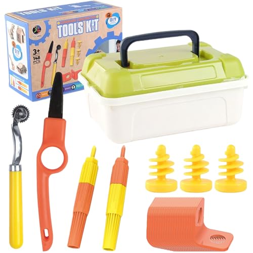 Siuwddee Konstruktions Werkzeug Set | Bauwerkzeuge Set | Lernspielzeug Bastelset für Vorschule Kindergarten Zuhause Homeschool Reisen Siuwddee Konstruktions Werkzeug Set | Bauwerkzeuge Set | Lernspielzeug Bastelset für Vorschule Kindergarten Zuhause Homeschool Reisen von Siuwddee