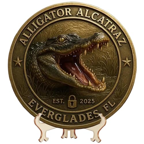 Siuwddee Sammelmünze,Alligator Neuheitsmünze | Geschenk Deko für Zuhause Männer Kinder Väter Kollektion Siuwddee Sammelmünze,Alligator Neuheitsmünze | Geschenk Deko für Zuhause Männer Kinder Väter Kollektion von Siuwddee