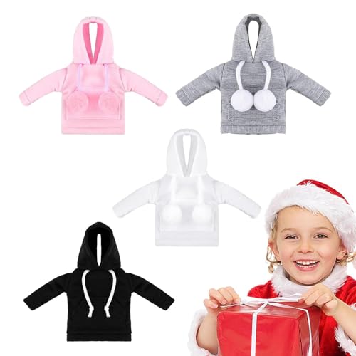 Siuwddee Weihnachtselfen-Zubehör-Set,Elfen-Kleidungs-Outfit-Set für Puppenkostüm - Winter-Weihnachtspuppen-Outfits, Elfen-Accessoires, Kleidung für und Mädchen von Siuwddee