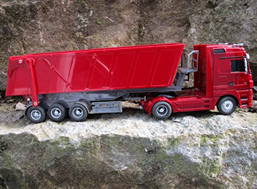 RC LKW Mercedes-Benz ACTROS mit Kipper Länge 49cm "FerngestDHert 40MHz" 50081 von Siva