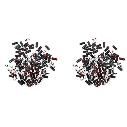 Sizoriruk 200 Stueck Auto Gemalt Modellautos BAU Bahn Layout Skala NZ (1 bis 200) C200-4 von Sizoriruk