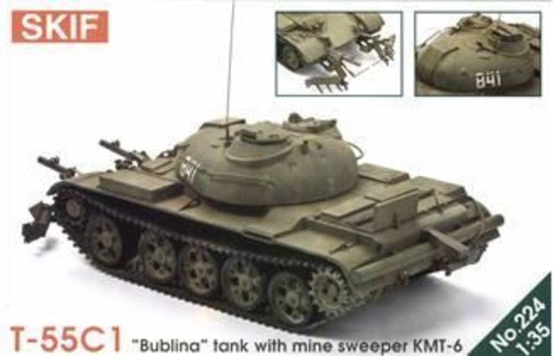 T-55 ´Bublina´ tank with mine sweeper von Skif