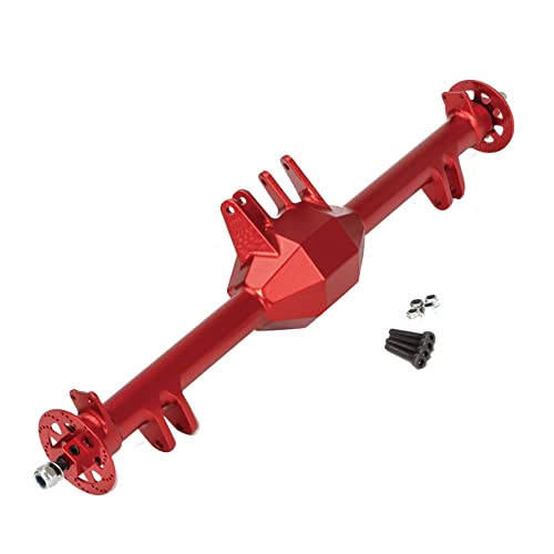 Skiitches CNC Metall Hinterachse Gehäuse für 1/10 Baja 4WD Desert Off-Road Truck Upgrade Ersatzteile Zubehör Rot von Skiitches