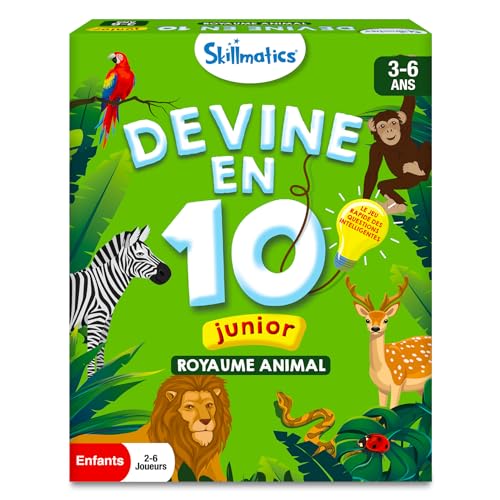 Skillmatics Kartenspiel 10 Mal Darfst Du Raten Junior, Welt der Tiere, super lustiges und lehrreiches Geschenk für Kinder von 3 bis 6 Jahren Skillmatics Kartenspiel 10 Mal Darfst Du Raten Junior, Welt der Tiere, super lustiges und lehrreiches Geschenk für Kinder von 3 bis 6 Jahren von Skillmatics