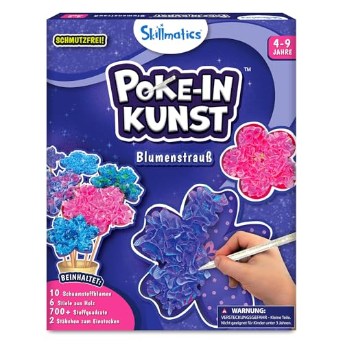 Skillmatics Poke-in Kunst – Blumenstrauß, Spaß ohne Kleckern für Kinder, DIY-Bastelset, kreative Aktivität, Geschenk für Mädchen & Jungen von 4 bis 9 Jahren Skillmatics Poke-in Kunst – Blumenstrauß, Spaß ohne Kleckern für Kinder, DIY-Bastelset, kreative Aktivität, Geschenk für Mädchen & Jungen von 4 bis 9 Jahren von Skillmatics