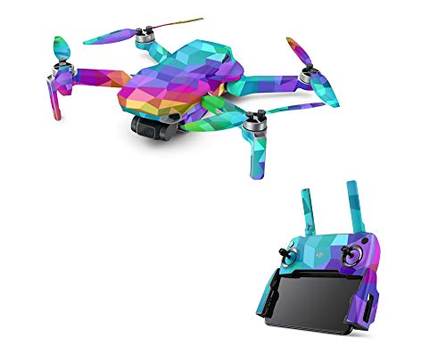 Skins4u Aufkleber Skins für DJI Mavic Mini Skin Designfolie Schutz Folie Decal Design Sticker Set Cruo von Skins4u