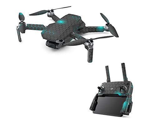 Skins4u Aufkleber Skins für DJI Mavic Mini Skin Designfolie Schutz Folie Decal Design Sticker Set Exo small Blue Skins4u Aufkleber Skins für DJI Mavic Mini Skin Designfolie Schutz Folie Decal Design Sticker Set Exo small Blue von Skins4u