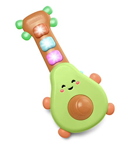 Skip Hop Rock-A-Mole Avocado Gitarre, Musikspielzeug ab 6 Monaten von Skip Hop