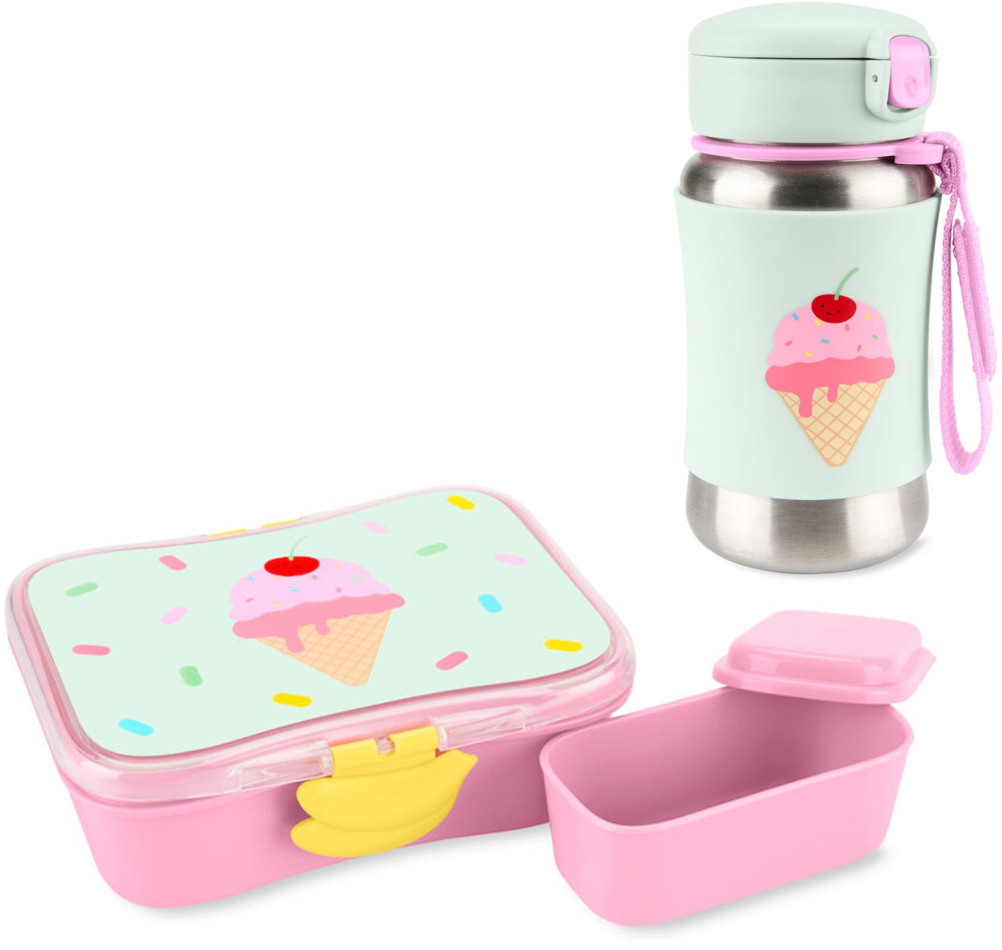 Skip Hop Spark Style Brotdose und Flasche, Eis Rosa von Skip Hop