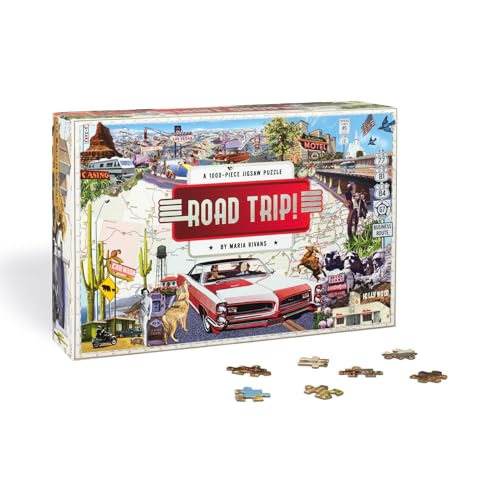 Road Trip!: A 1000-piece Jigsaw Puzzle von Thames & Hudson