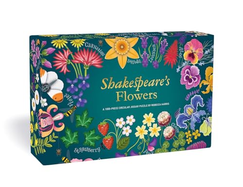 Shakespeare's Flowers: A 1000-Piece Jigsaw Puzzle with a Poetic Host of Flowers, Plants and Animals von Skittledog