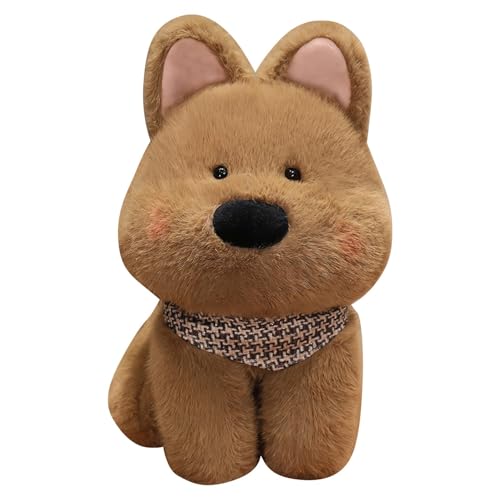 Sklmdrnk Comfort Stofftier | Entzückende süße Plüschtiere | Weicher Hundeteddy, Cartoon-Waffelhund, Inside-Out-Plüsch 7,09 x 5,91 x 9,84 Zoll für Wohnzimmer, Schlafzimmer, Sofa, /Weiß von Sklmdrnk