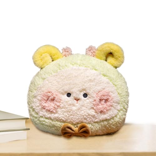 Sklmdrnk Sheep Plush Pillow, Stuffed Avocado Sheep, Cute Animal Pillow, Plush Throw Pillow, Soft Sheep Toy, Decorative Stuffed Animal, Cozy Car Pillow, Balcony Plush Toy, Stroller Stuffed Animal von Sklmdrnk