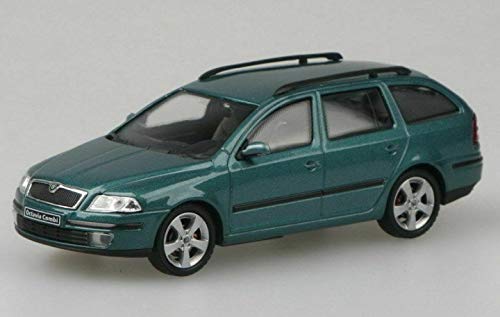 SKODA OCTAVIA II 2 KOMBI COMBI GREEN ISLAND METALLIC 143AB002Q 1/43 ABREX MODELLAUTO MODELL AUTO von Skoda