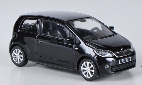 Skoda Citigo, met.-schwarz, 3-Türer , 2012, Modellauto, Abrex 1:43 von Skoda