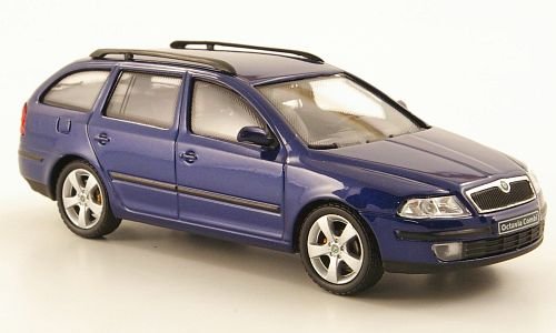 Skoda Octavia Combi, blau, Modellauto, Abrex 1:43 von Skoda