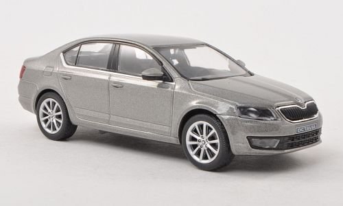 Skoda Octavia III, metallic-grau, Avia , 2013, Modellauto, Fertigmodell, Abrex 1:43 von Skoda