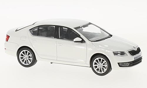 Skoda Octavia III, weiss, 2013, Modellauto, Fertigmodell, Abrex 1:43 von Skoda