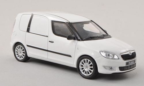 Skoda Praktik, weiss, Modellauto, Fertigmodell, Abrex 1:43 von Skoda