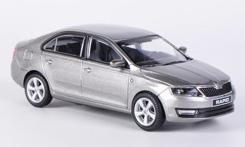 Skoda Rapid, met.-grau , 2012, Modellauto, Abrex 1:43 von Skoda