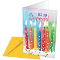 Geburtstagskarte "Herzlichen Glückwunsch" von Skorpion GmbH