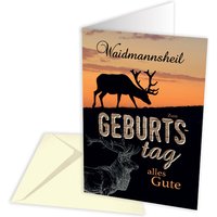 Geburtstagskarte "Waidmannsheil" von Skorpion GmbH