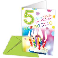 Geburtstagskarte zum 5. Geburtstag von Skorpion GmbH