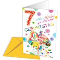 Geburtstagskarte zum 7. Geburtstag von Skorpion GmbH