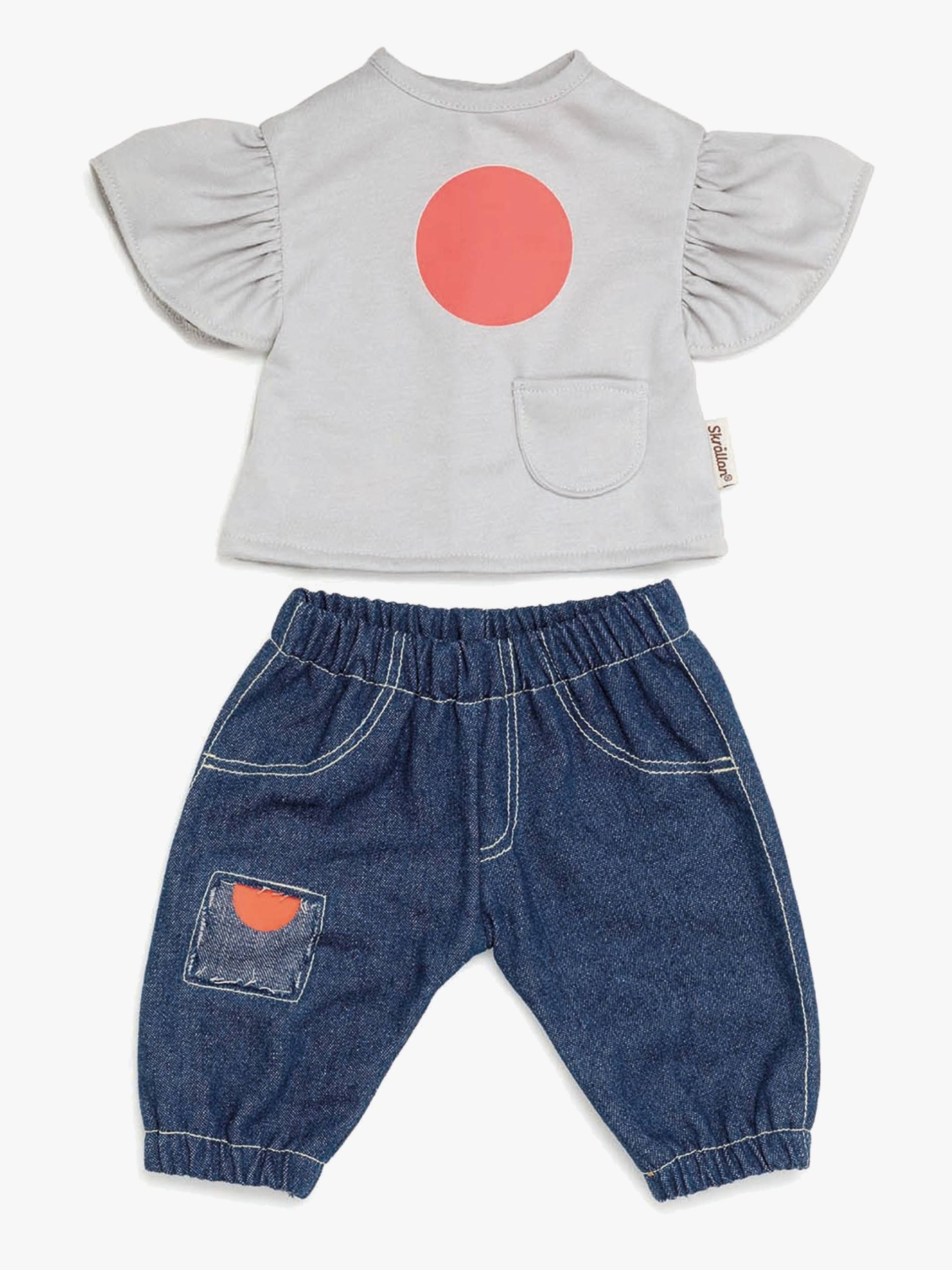 Skrållan Puppenkleidung Jeans Und Oberteil Skrållan Puppenkleidung Jeans Und Oberteil von Skrållan