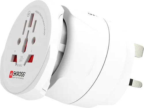 Skross 1.500231-E Reiseadapter CO W to UK2 von Skross