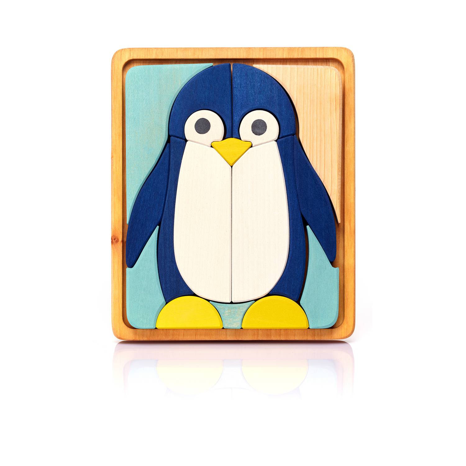 Skule Holzpuzzle Pinguin - Blau Skule Holzpuzzle Pinguin - Blau von Skule
