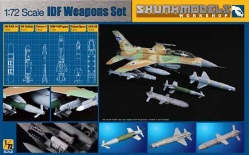 IDF WEAPON SET (AN/AXQ-14, Delilah, Python-4,Popeye etc von Skunk Models Workshop