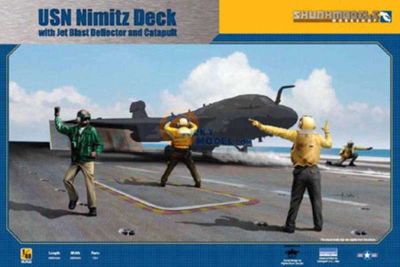 USN Carrier Deck with Jet Blast Deflector & Catapult von Skunk Models Workshop