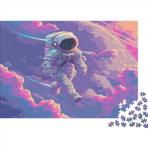 Astronauten 1000 TeileErwachsene PuzzleImpossible Puzzle Astronauten Geschicklichkeits Spiel Spaß Familien Puzzles Einzigartiges Geschenk Moderne Wohnkultur 1000pcs (75x50cm) von SkyClouf