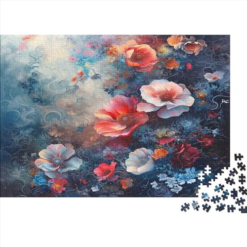 Flowers 1000 TeileErwachsene PuzzleImpossible Puzzle Flowers Für Die Ganze Familie Home Dekoration Puzzle Puzzle-Geschenk Moderne Wohnkultur 1000pcs (75x50cm) von SkyClouf