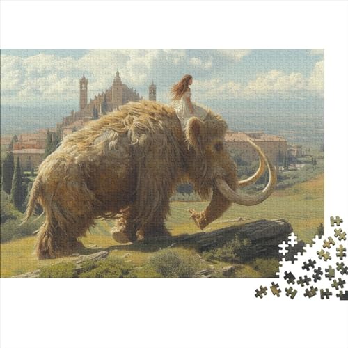 Mammut 1000 Teilefür Erwachsene TeensImpossible Puzzle Mammut Für Die Ganze Familie Home Dekoration Puzzle Geschenk Spielzeug Moderne Wohnkultur 1000pcs (75x50cm) von SkyClouf