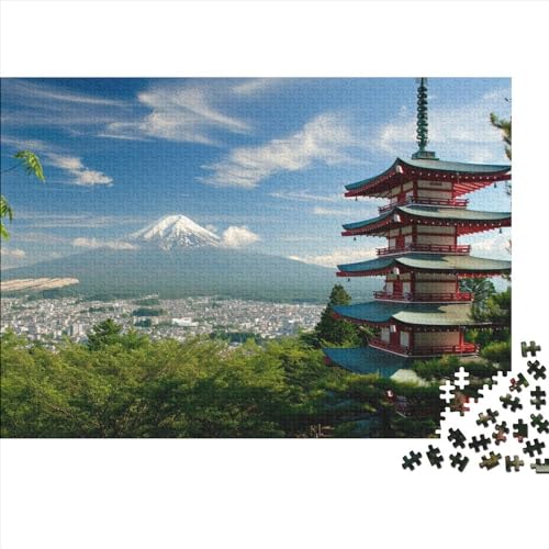 Mount Fuji 1000 TeileErwachsene PuzzleImpossible Puzzle Mount Fuji Für Die Ganze Familie Wohnkultur Geschenk Spielzeug Holzspielzeug 1000pcs (75x50cm) von SkyClouf