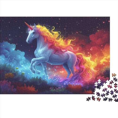 Pferd 1000 Teilefür Erwachsene TeensImpossible Puzzle Pferd Herausforderndes Wohnkultur Einzigartiges Geschenk Moderne Wohnkultur 1000pcs (75x50cm) von SkyClouf