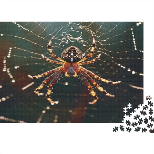 Spiders 1000 Teile Puzzle Für Erwachsene Impossible Puzzle Spiders Herausforderndes Wohnkultur Einzigartiges Geschenk Moderne Wohnkultur 1000pcs (75x50cm) von SkyClouf