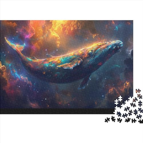 Walfisch 1000 Teilefür Erwachsene TeensImpossible Puzzle Walfisch Geschicklichkeits Spiel Home Dekoration Puzzle Geschenk Spielzeug Moderne Wohnkultur 1000pcs (75x50cm) von SkyClouf