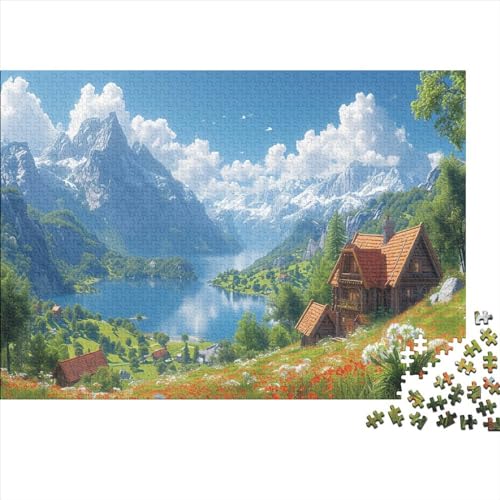 Wunderschöne Landschaften 1000 Teilefür Erwachsene TeensImpossible Puzzle Wunderschöne Landschaften Geschicklichkeits Spiel Wohnkultur Einzigartiges Geschenk Moderne Wohnkultur 1000pcs (75x50cm) von SkyClouf