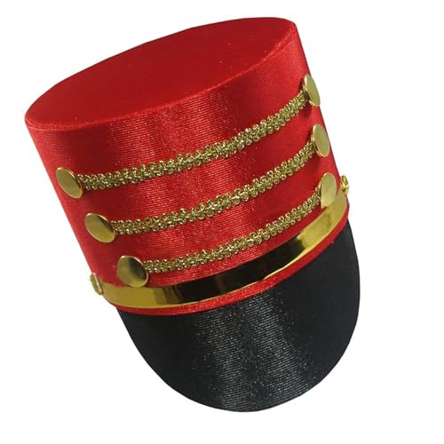 SkyPOOU Vintage Styles Nussknacker High Hat Uni Kostüm Hut Weihnachten Party Hut für Weihnachtsfeiern von SkyPOOU