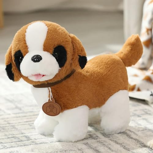 Hund Plüschtiere süßes Haustier Husky Bulldogge Shiba Inu Flauschige Puppe Geburtstagsgeschenk für Kinder 30cm 7 von SldJa