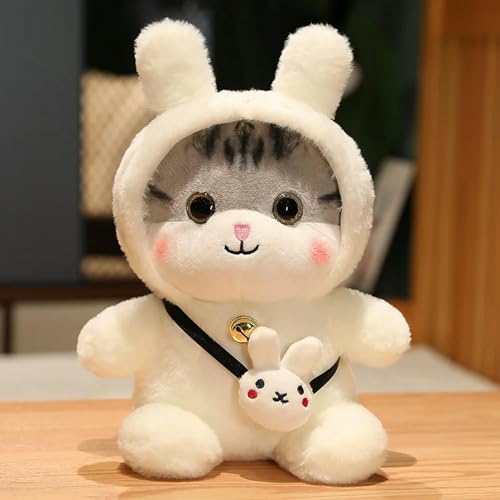 Kawaii Katze Plüsch Puppe Tier Spielzeug Schöne Dekoration Kaninchen Geburtstag und Weihnachten Geschenk 40cm 1 von SldJa